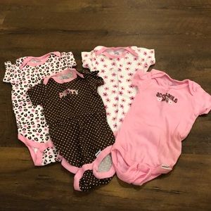 4-Pack Infant Onesies